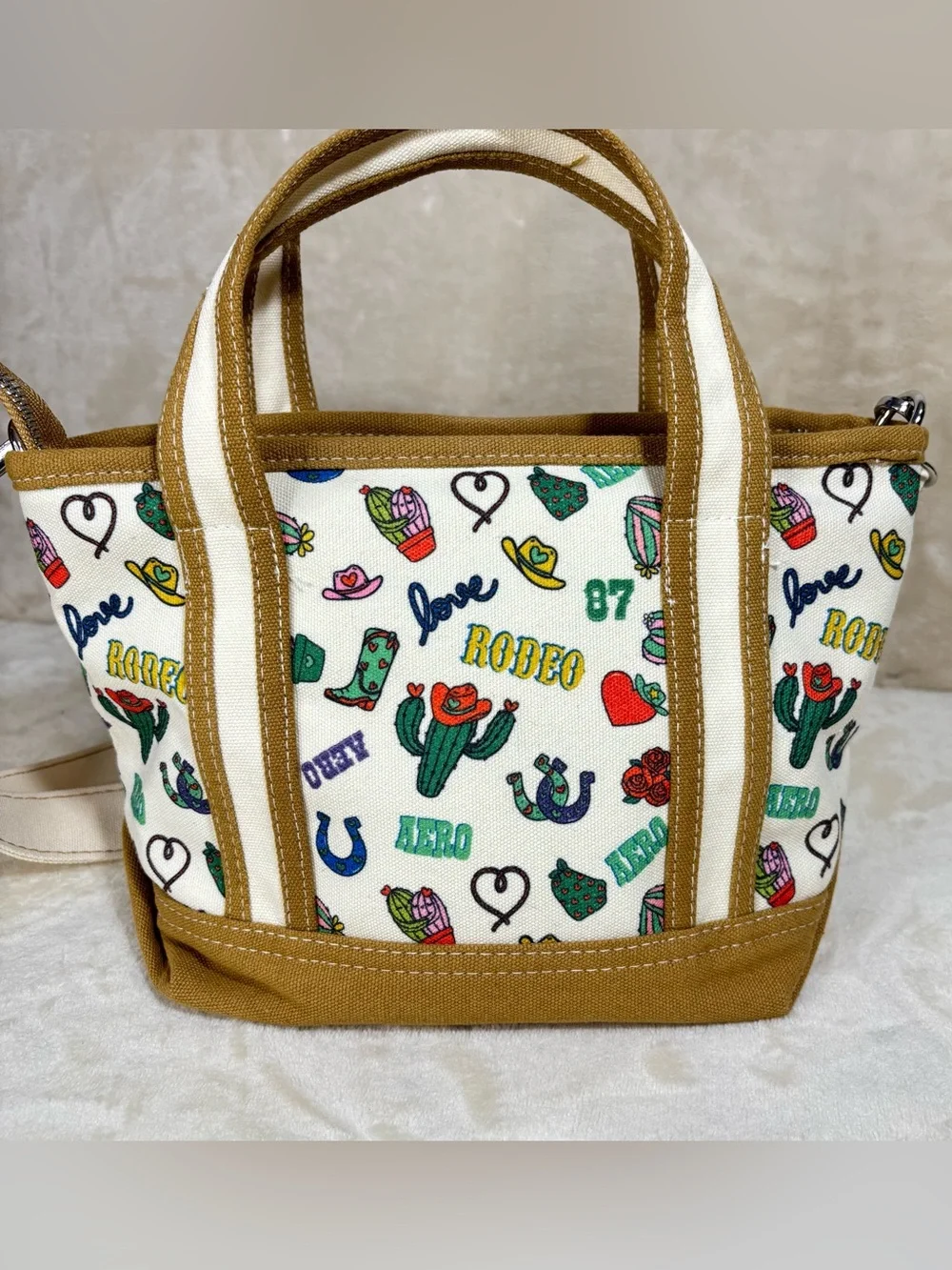 Aeropostale Western Southwest Rodeo Cowgirl Mini Tote Bag